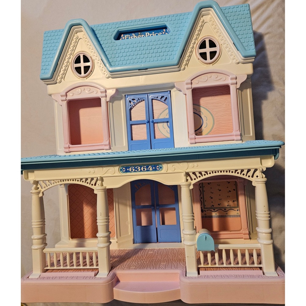 Vintage Fisher Price Loving Family Dream Dollhouse & Acc PRICE INCLUDES SHIPPING